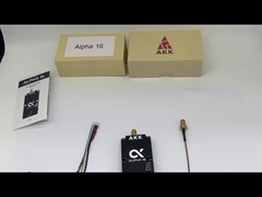جهاز إرسال فيديو لاسلكي AKK Alpha16 5.8G 16W FPV VTX 96CH لطائرة RC بدون طيار لنقل الصور
