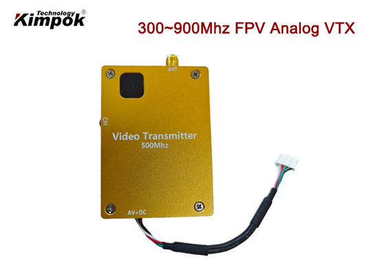 40 كم FPV وحدة إرسال الفيديو 400Mhz FM تعديل 8 قنوات