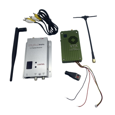1.5Ghz 8W FPV VTX VRX Drones السباق 1505M-1680M جهاز بث فيديو لاسلكي ومستقبل