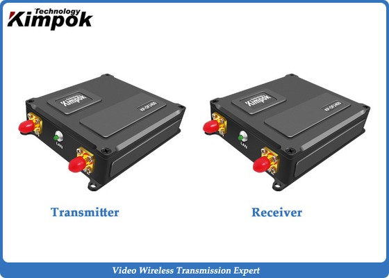 وصلة بيانات الطائرات بدون طيار طويلة المدى من COFDM Kimpok 30-40km LOS Wireless 1 وات