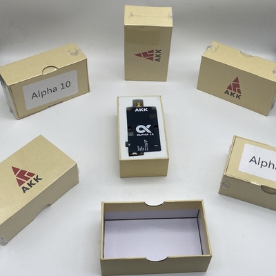 AKK 5.8G 10W VTX Alpha10 جهاز إرسال فيديو يدعم الصوت الذكي مع 80 قناة ملحقات طائرة بدون طيار RC
