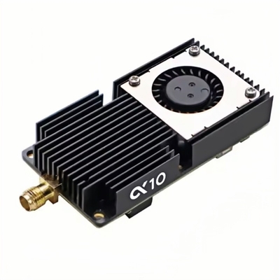 AKK 5.8G 10W VTX Alpha10 جهاز إرسال فيديو يدعم الصوت الذكي مع 80 قناة ملحقات طائرة بدون طيار RC