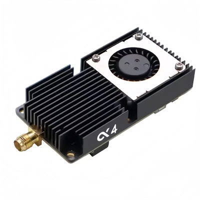 جهاز إرسال فيديو درون AKK Alpha4 VTX 5.8G FPV 4W 8CH مرسل فيديو بعيد المدى للغاية