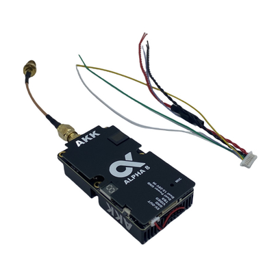 AKK 8W VTX Alpha8 جهاز بث فيديو لاسلكي 80CH 5.8G 8W 5W 3W 1W دعم طاقة صوت ذكي
