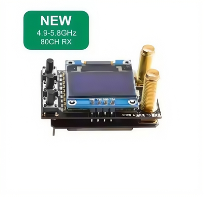 AKK Diversity RX 4.9G إلى 5.8G FPV VRX مستقبل فيديو لاسلكي 80 قناة لطائرات السباق RC FPV بدون طيار