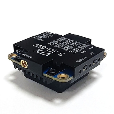 3.3Ghz 6W ناقل صوتي فيديو لاسلكي 3.3G UAV FPV VTX نقل فيديو للطائرة بدون طيار RC