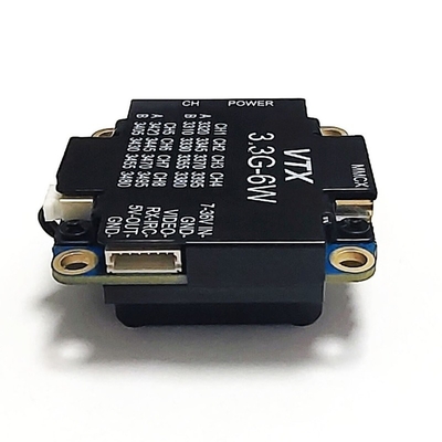 3.3G 6W FPV طائرة بدون طيار VTX VRX 3.3Ghz جهاز بث فيديو لاسلكي جهاز استقبال صوتي بث فيديو