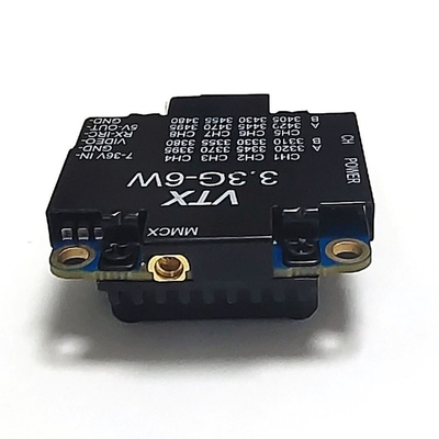 3.3Ghz 6W ناقل صوتي فيديو لاسلكي 3.3G UAV FPV VTX نقل فيديو للطائرة بدون طيار RC