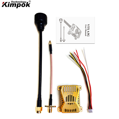 4.5 جيجاهرتز 2.5 واط 20 كم FPV VTX جهاز إرسال فيديو لاسلكي 4.5G UAV VTX نقل الصور لطائرة RC بدون طيار