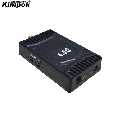 جهاز استقبال فيديو طائرة بدون طيار 4.5G، استقبال فيديو لاسلكي FPV VRX بتردد 4.5 جيجاهرتز، مسافة 20 كيلومترًا، مع 16 قناة