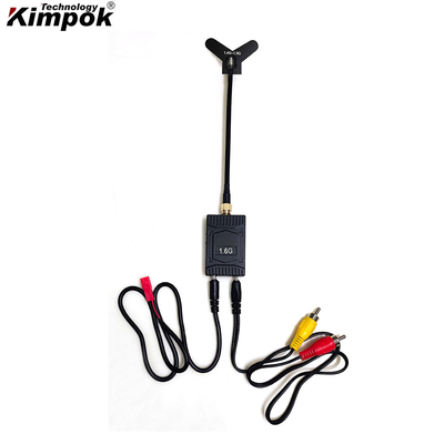 1.6G FPV VRX 1.6Ghz جهاز إرسال فيديو UAV لاسلكي مماثل لنقل الصور الطائرة بدون طيار بعيدة المدى