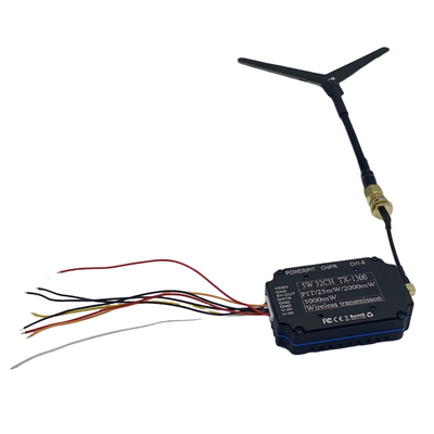 1.2G 1.3G 5W جهاز إرسال فيديو لاسلكي 32CH FPV VTX 25mW 2000mW 5000mW وصلة فيديو