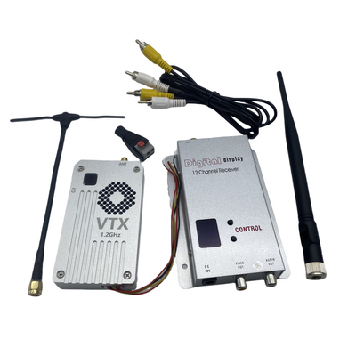 1.2G 5W جهاز إرسال واستقبال فيديو لاسلكي 1.2 جيجاهرتز FPV VTX VRX لطائرة سباق RC بدون طيار VTX