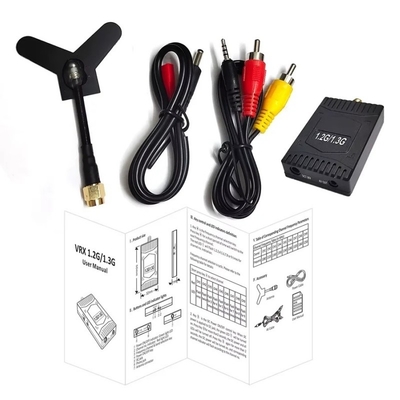 1.2G VRX جهاز استقبال فيديو نظري عالي الأداء 1.2Ghz FPV VRX لمعدات الطائرات بدون طيار