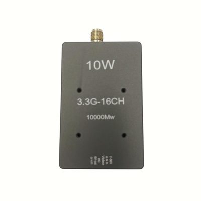 3.3G 10W جهاز بث فيديو بدون طيار 3.3Ghz FPV لاسلكي VTX لإرسال فيديو لمسافة طويلة