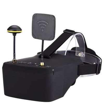 5.8G 40CH FPV النظارات 5 بوصة البلاستيك DVR نظارات الفيديو