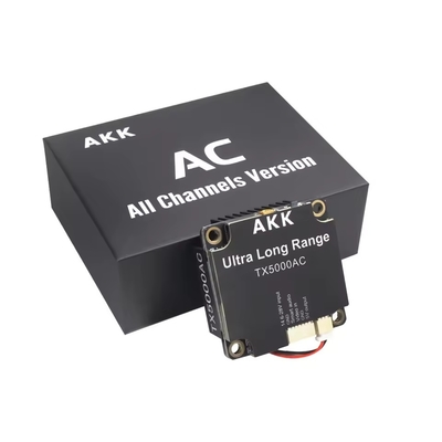 جهاز إرسال فيديو الطائرة بدون طيار AKK 5W FPV VTX 96CH جهاز إرسال فيديو يدعم الصوت الذكي رابط الفيديو