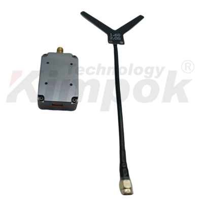 1.7Ghz VTX جهاز بث فيديو بدون طيار لاسلكي دعم IRC Tramp Video Link 4W RF Power VTX