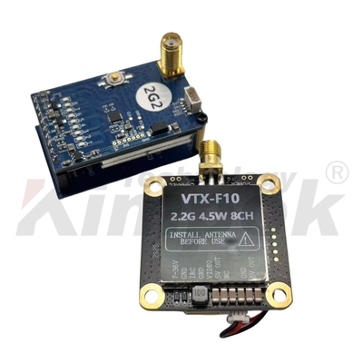 جهاز إرسال فيديو FPV 2.2G 4.5W UAV VTX ملحقات طائرة بدون طيار VTX VRX لمسافات طويلة